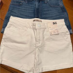 Hollister Jean Shorts Casual Style - White SO shorts